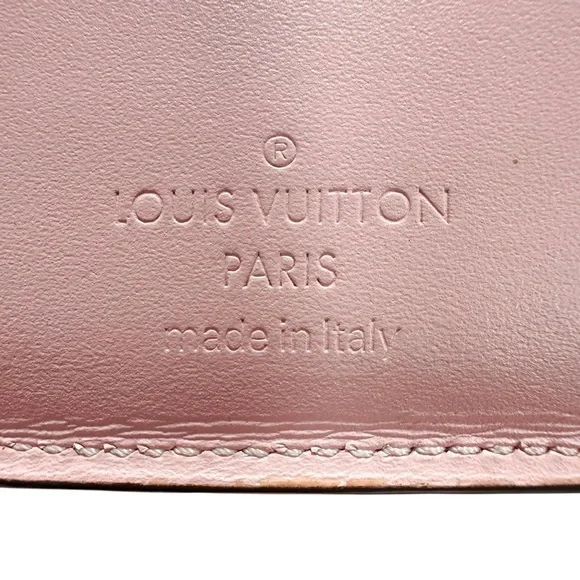 Louis Vuitton Ballerine Pink & Monogram Leather Cherrywood Compact Bifold Wallet - Picture 4 of 15
